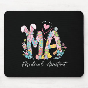 Mousepad Orelhas de coelho estetoscópio assistente médico P