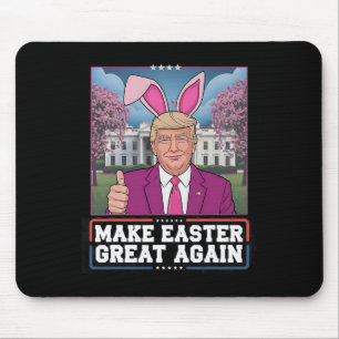Mousepad Orelhas de Páscoa Trump Faça a Páscoa Grande Novam