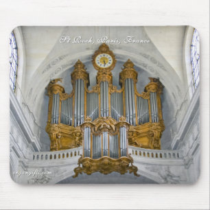 Mousepad Órgão de tubulação de Roch da rua