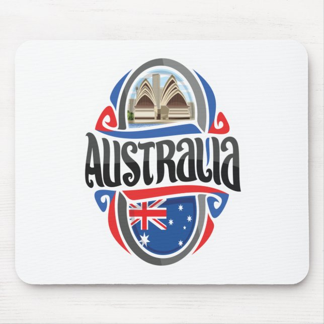 Mousepad Orgulho australiano da Austrália (Frente)