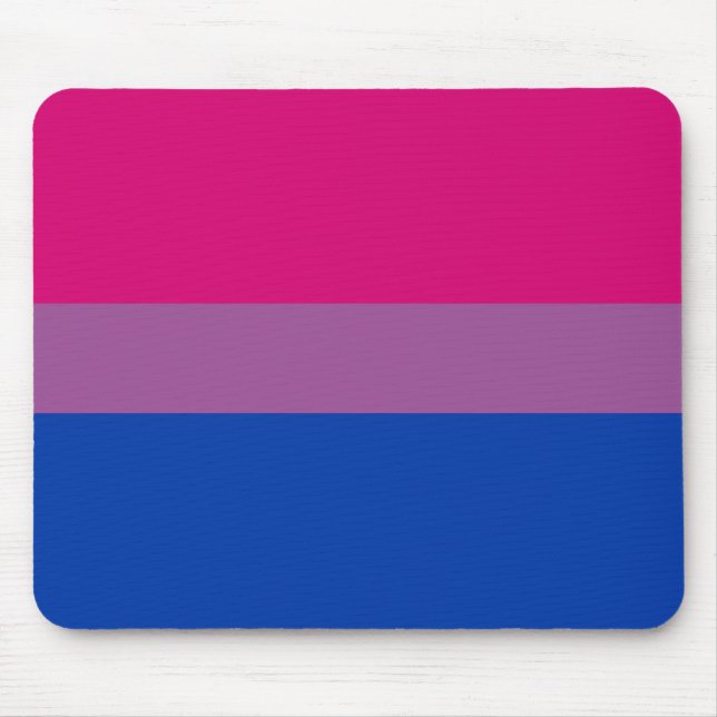 Mousepad Orgulho Bissexual (Bandeira Bi) (Frente)