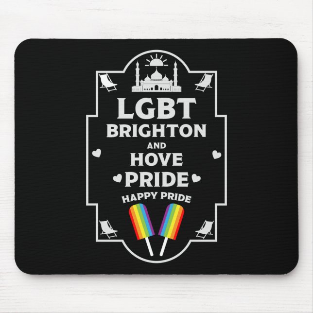 Mousepad Orgulho Brighton e Hove (Frente)