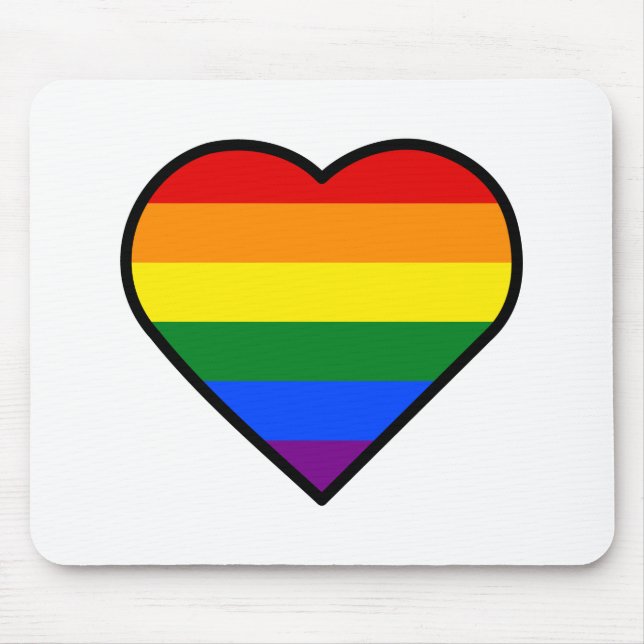 MOUSEPAD ORGULHO CORAÇÃO (Frente)
