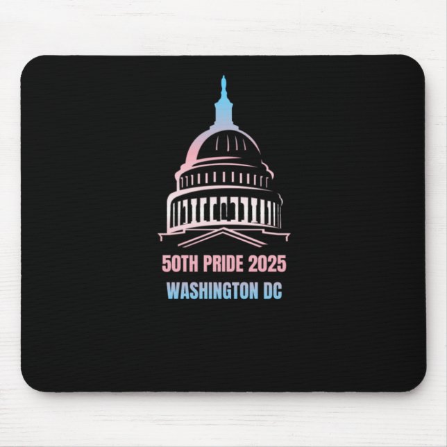 Mousepad Orgulho Dc de Washington 2025 (Frente)