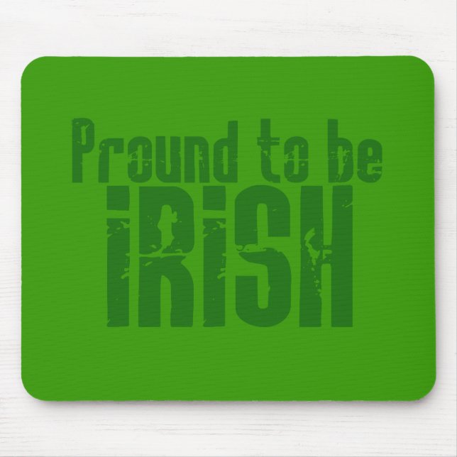 Mousepad Orgulho de ser irlandês (Frente)