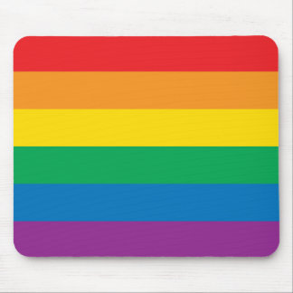 Mousepad Orgulho | Design de arco-íris colorida