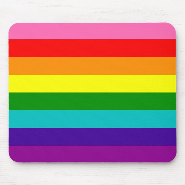 Mousepad Orgulho do Arco-Íris 8 Retroativo (Frente)