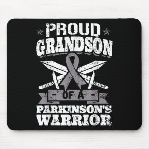 Mousepad Orgulho Do Avô De Um Guerreiro Parkinsons Pd Aware
