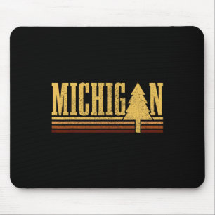 Mousepad Orgulho do Estado da Árvore Vintage de Michigan Ac