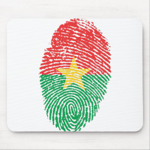 Mousepad Orgulho do País de Impressão Digital de Bandeira