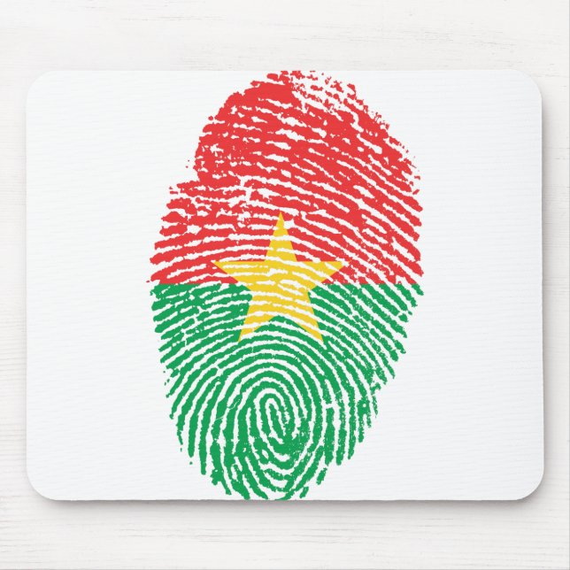 Mousepad Orgulho do País de Impressão Digital de Bandeira B (Frente)