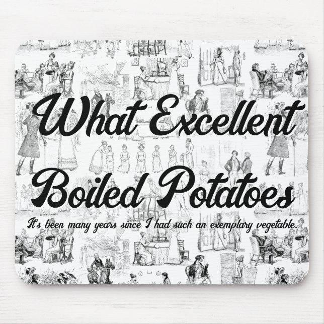 Mousepad Orgulho e Preconceito de Que Excelente Pota Enrola (Frente)