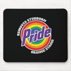 Mousepad Orgulho engraçado Anti-trump Remove Manchas Laranj