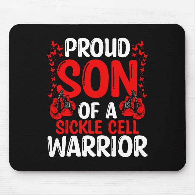 Mousepad Orgulho Filho Da Doença Das Células Falsiformes Se (Frente)