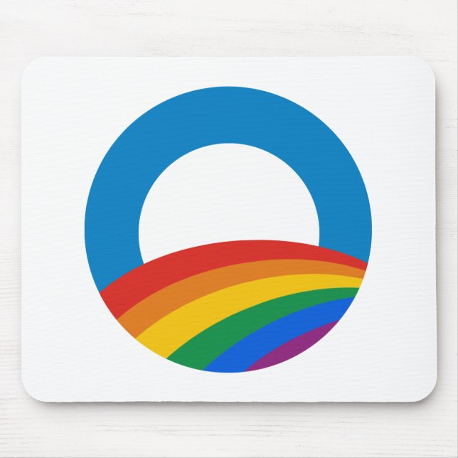 Mousepad Orgulho gay Obama (Frente)