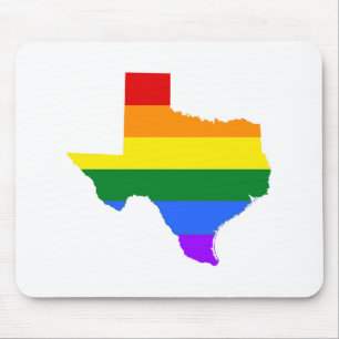 Mousepad Orgulho gay Texas Rainbow