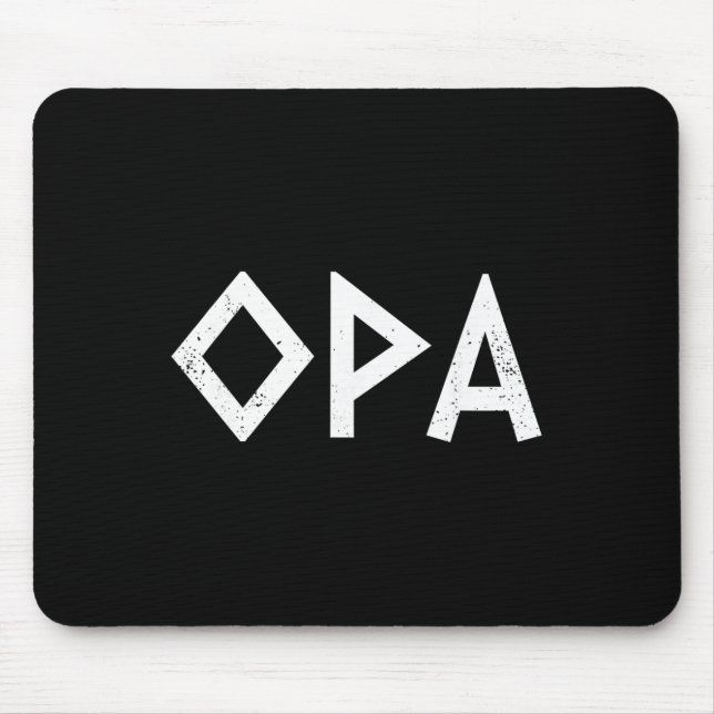 Mousepad Orgulho Grego Antigo Opa Bandeira Grega Divertido  (Frente)