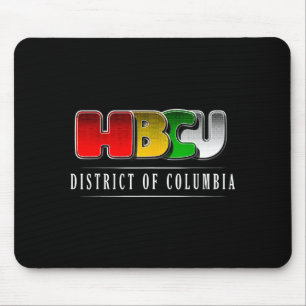 Mousepad Orgulho HBCU Distrito de Columbia Afro-Americano H
