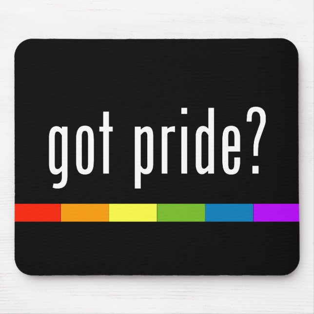 Mousepad Orgulho obtido: Orgulho gay (Frente)