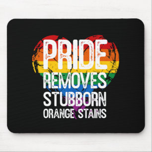 Mousepad Orgulho Remove Manchas Laranja Teias Stubborn Prid