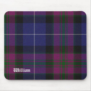 Mousepad Orgulho roxo considerável da xadrez de Tartan de