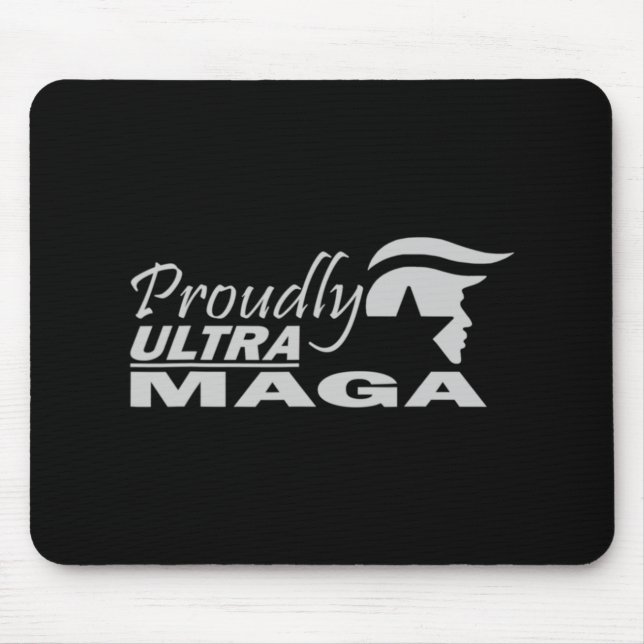 Mousepad Orgulhosa Ultra Maga Trump Anti Joe Biden Ultra Ma (Frente)