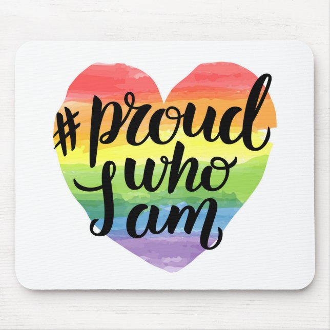 Mousepad Orgulhoso de quem sou (Frente)