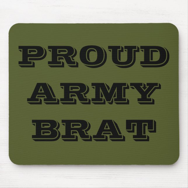 Mousepad Orgulhoso Exército Pirralho (Frente)