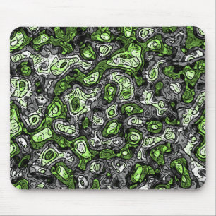 Mousepad Orgulhoso Groovy Trippy Grungy Funky Abstrato Agên
