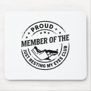 Mousepad Orgulhoso Membro Do Clube Papai Só Está Descansand