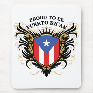 Mousepad Orgulhoso ser porto-riquenho
