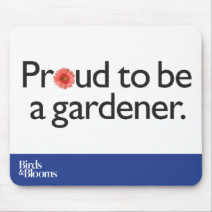 Mousepad Orgulhoso ser um jardineiro