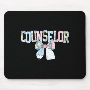 Mousepad Orientador professor coquete laço de volta à escol