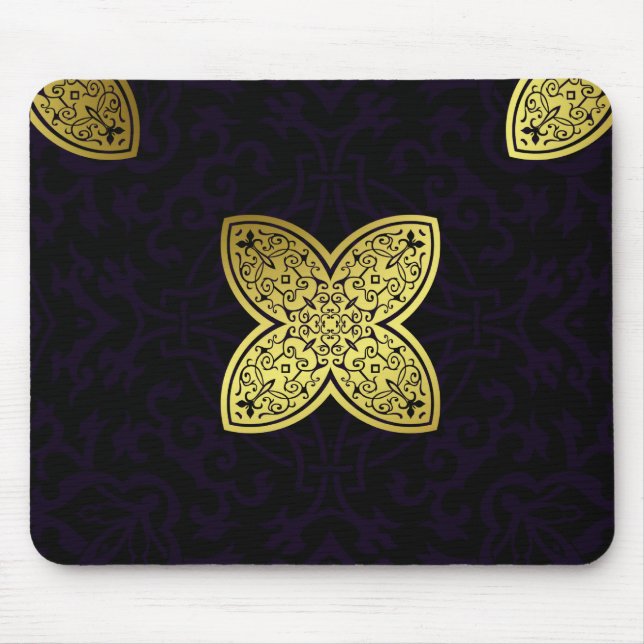 Mousepad oriental com design decorativo (Frente)