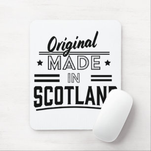 Mousepad Original Made in Scotland Retro Logo Photo Impress
