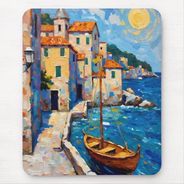 Mousepad Orla marítima na Europa (Frente)