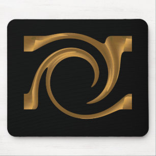 Mousepad ornamentação de ouros