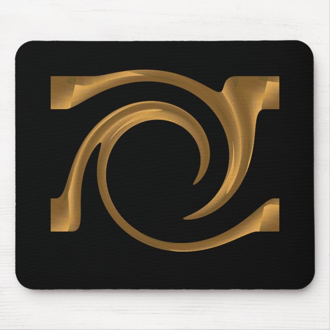 Mousepad ornamentação de ouros (Frente)