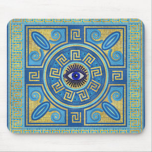 Mousepad Ornamento de Azulejo Mosaico Mau