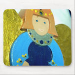 Mousepad Ornamento II do anjo azul<br><div class="desc">Trabalhos artísticos originais por Thedustyphoenix.</div>