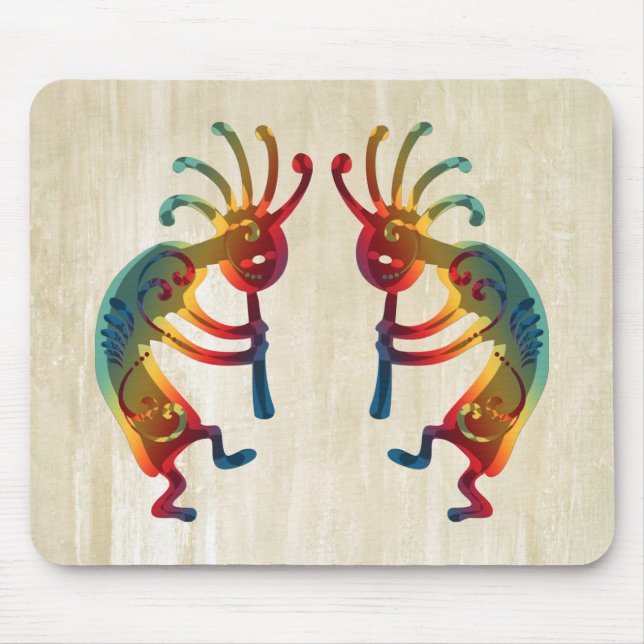 Mousepad Ornamentos KOKOPELLI + suas ideias (Frente)