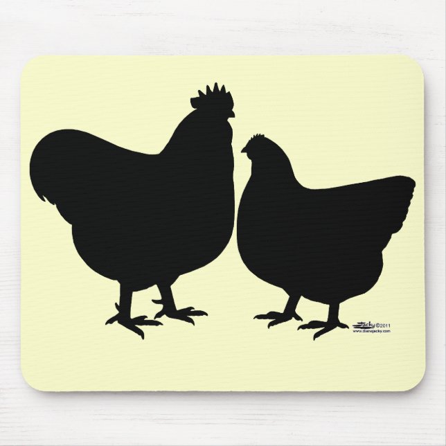 Mousepad Orpington Silhouette (Frente)