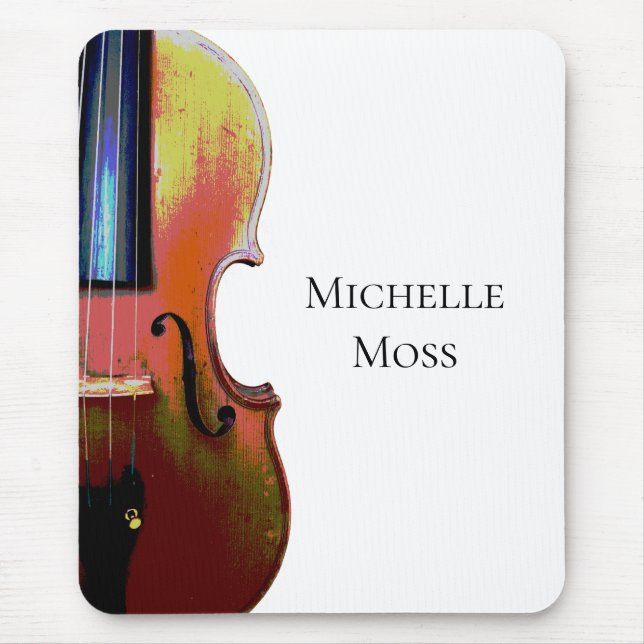 Mousepad Orquestra Musical Personalizada Violin (Frente)