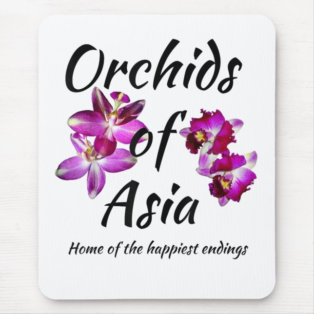 Mousepad Orquídeas da Ásia (Frente)