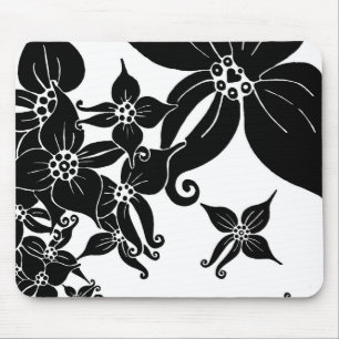 Mousepad Orquídeas pretas