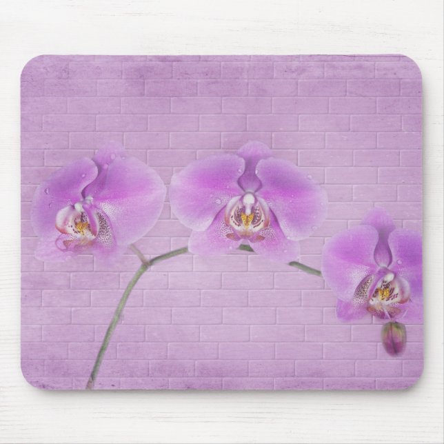 Mousepad Orquídeas Rosa (Frente)