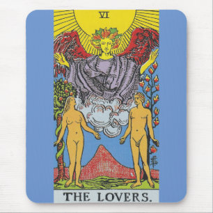 Mousepad Os Amantes Tarot Card Começam A Ler