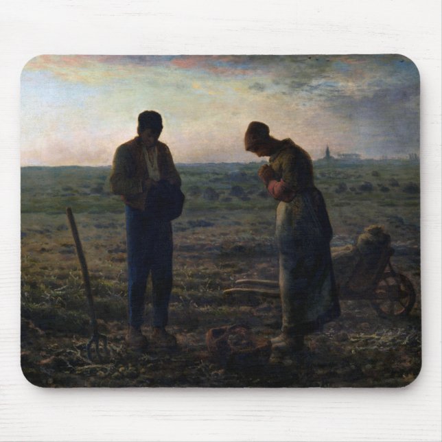 Mousepad Os Angelus, Jean-Francois Millet, 1857-1859 (Frente)