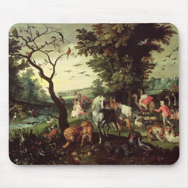 Mousepad Os animais que entram na arca de Noah (Frente)