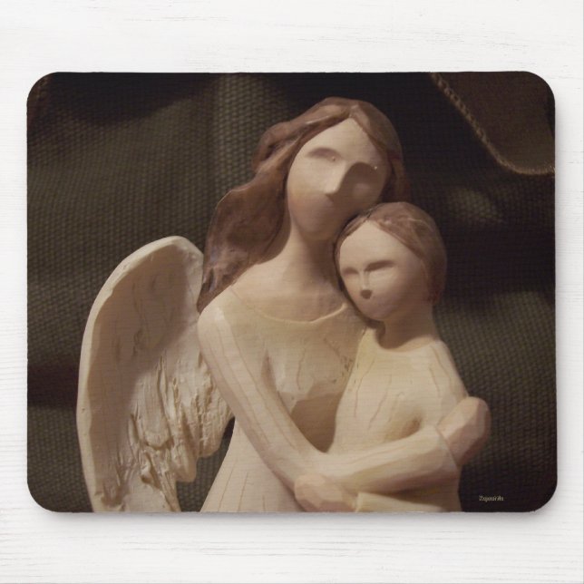 Mousepad Os anjos estão com você (Frente)